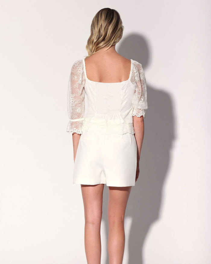 Georgina Top, Ivory Lace