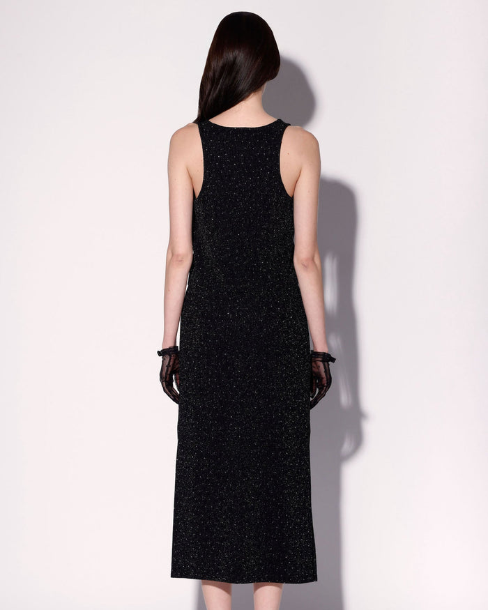 Gianna Skirt, Black and Rhinestone