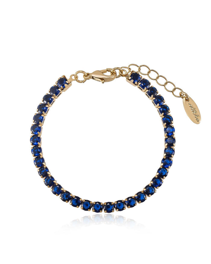Sapphire Crystal with 18k Gold Plating / One Size