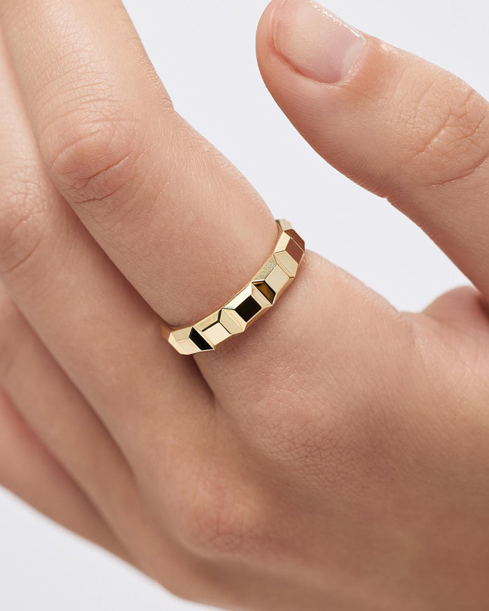 Gold Band Ring - Keira