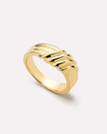 Gold Band Ring - Lydia