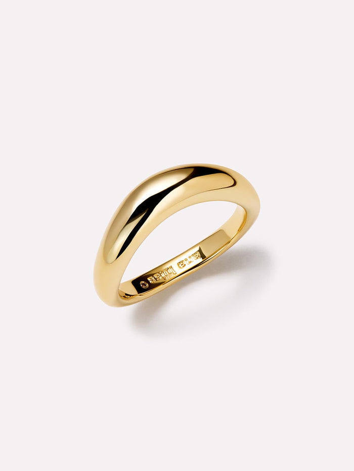 Gold Band Ring - Stevie