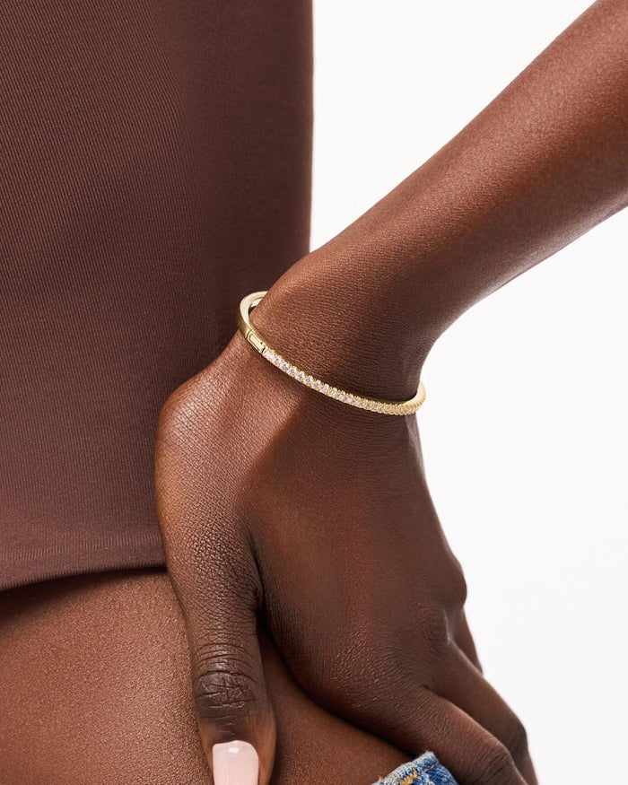 Gold Bangle Bracelet - Juliette