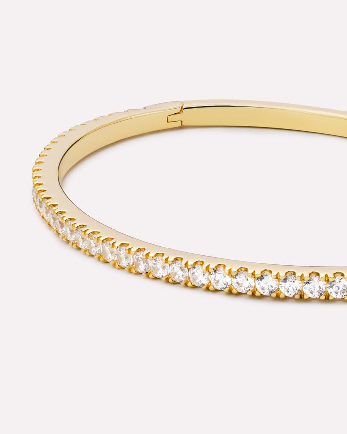 Gold Bangle Bracelet - Juliette