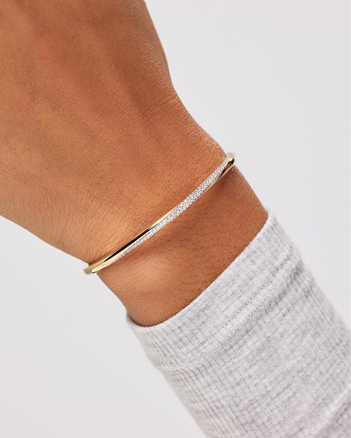 Gold Bangle Bracelet - Kira Bracelet