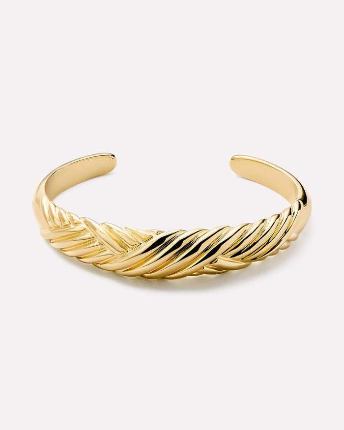 Gold Cuff Bracelet - Kamilla