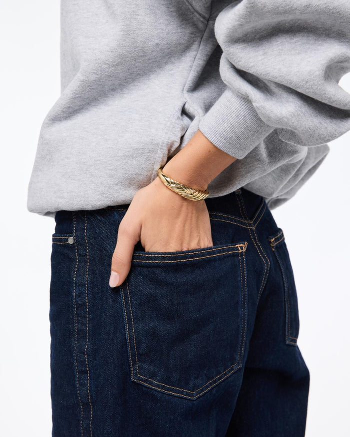 Gold Cuff Bracelet - Kamilla