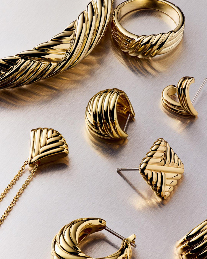 Gold Cuff Bracelet - Kamilla