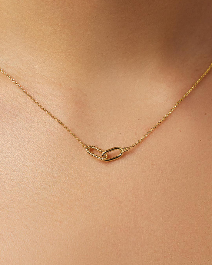Gold Pendant Necklace - Juniper