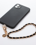 Golden Black Phone Wristlet