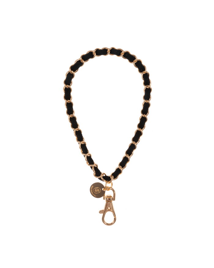 Golden Black Phone Wristlet