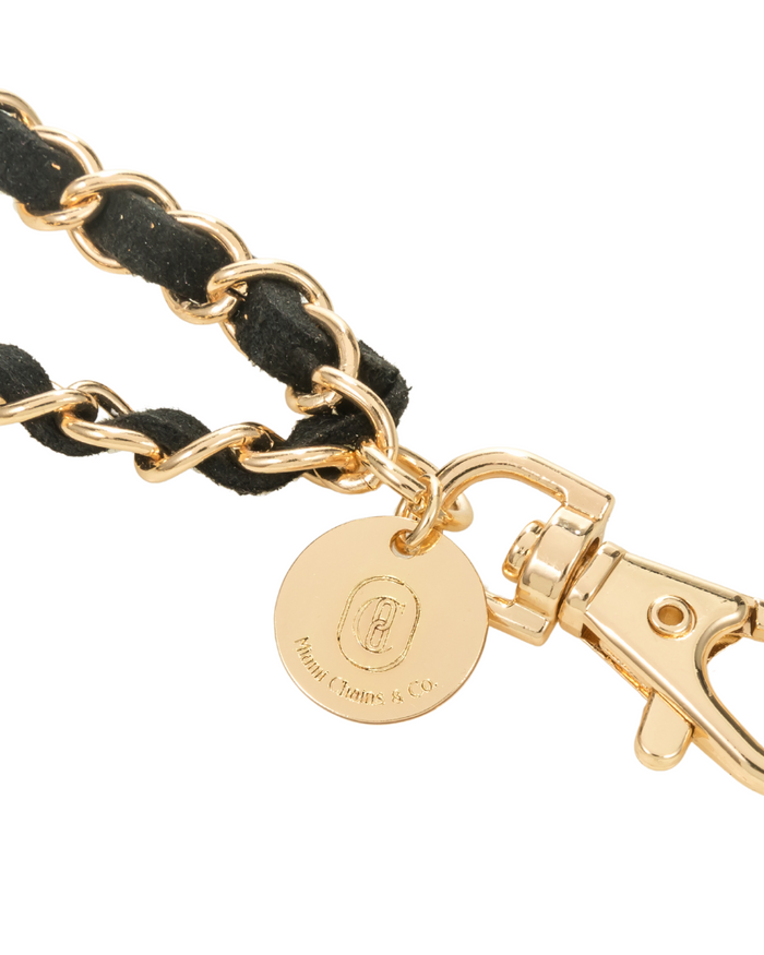Golden Black Phone Wristlet
