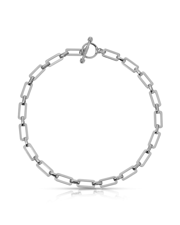 Rhodium Plated / One Size