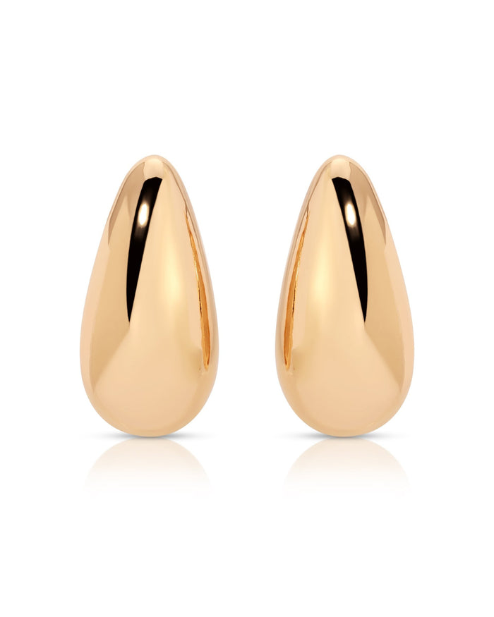 Golden Teardrop Earrings