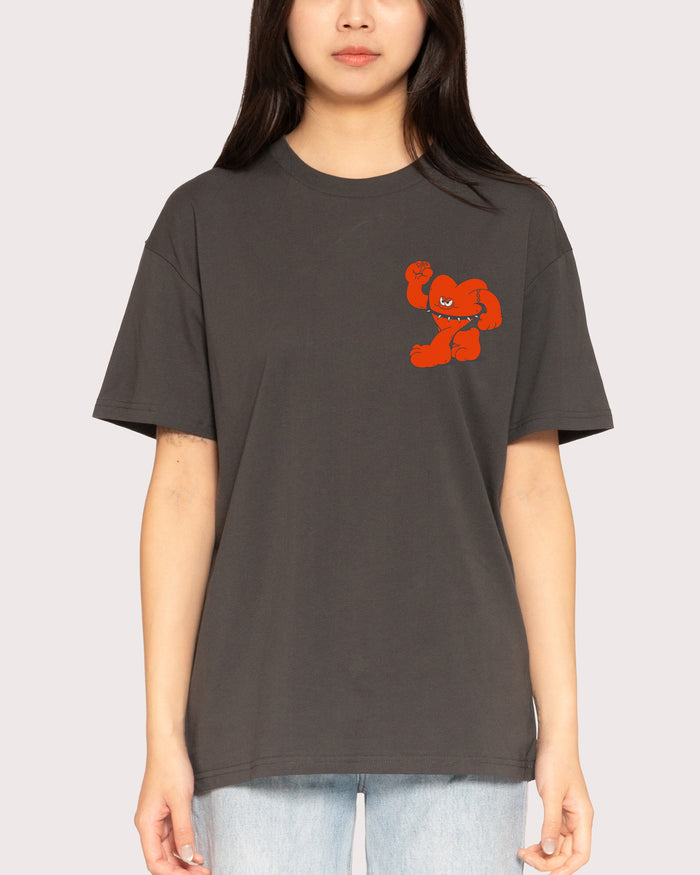 Hardcore Heartcore Charcoal T-Shirt