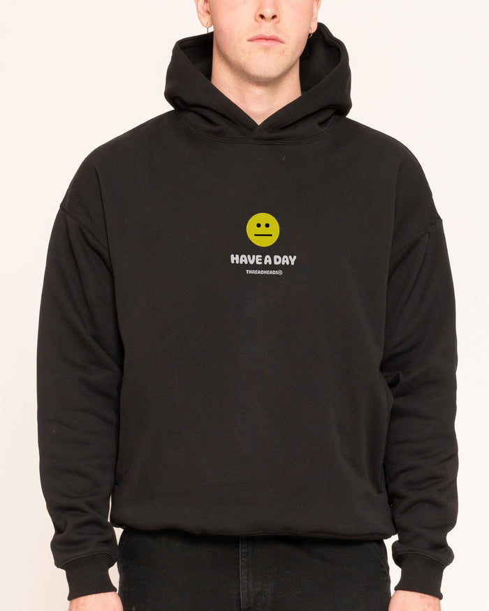 Have A Day Black Hoodie