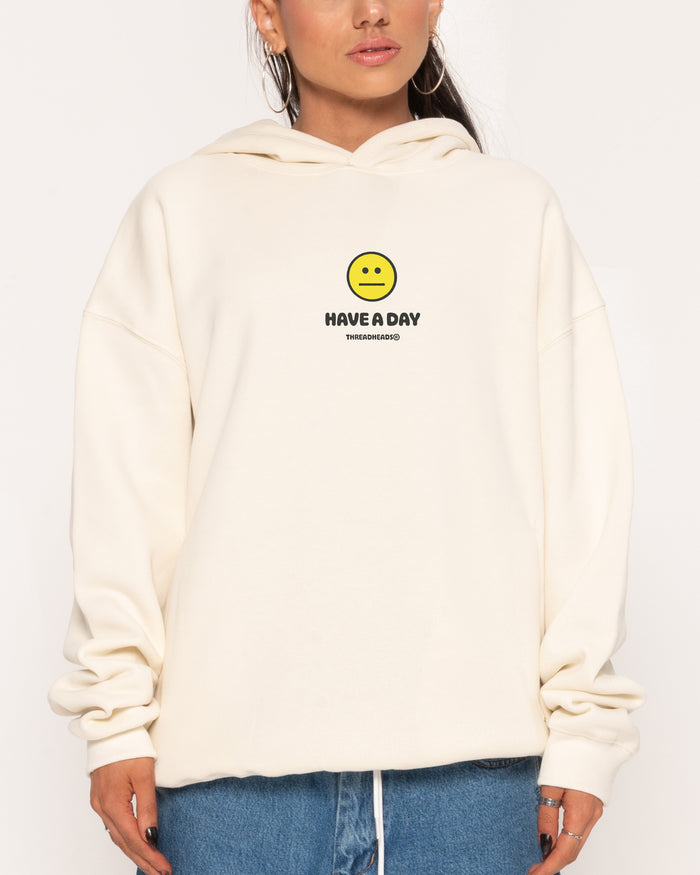 Have A Day Natural Hoodie