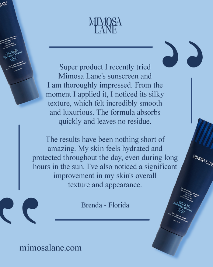 Head-to-Toe Hydrating Sunscreen for Face and Body