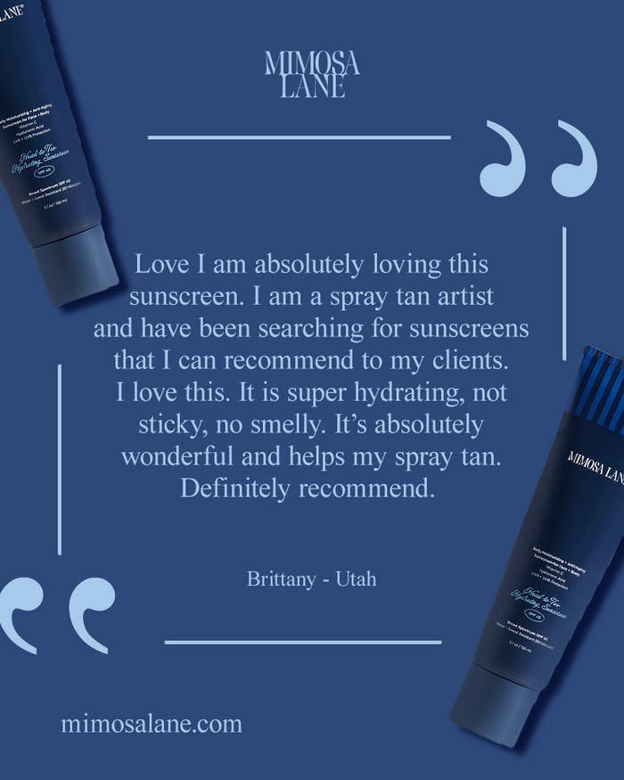 Head-to-Toe Hydrating Sunscreen for Face and Body