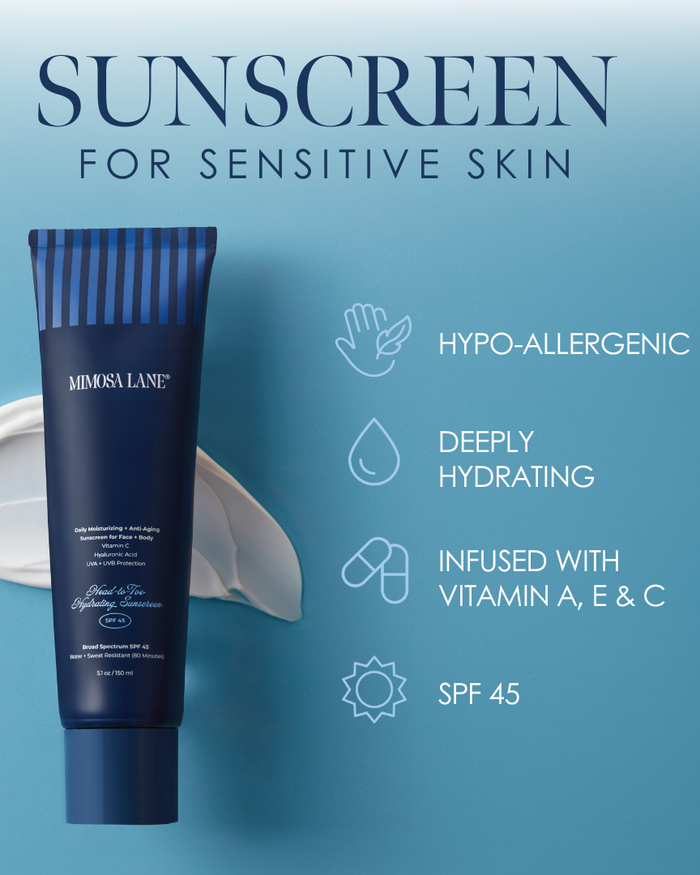 Head-to-Toe Hydrating Sunscreen for Face and Body