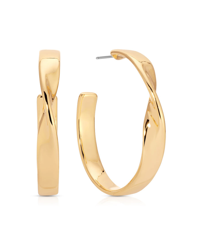 Heirloom Twist Medium Hoops