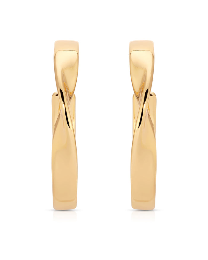 Heirloom Twist Medium Hoops