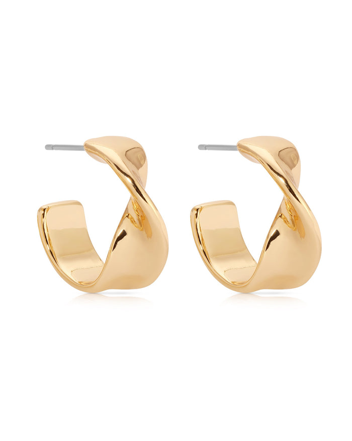 Heirloom Twist Small Hoops