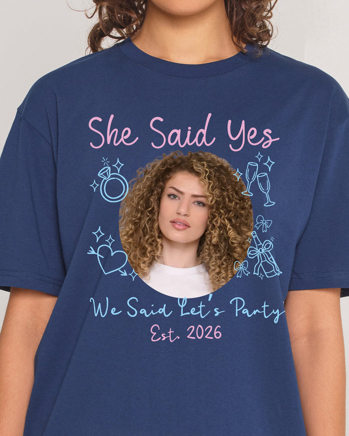 Custom bachelorette and hen's party shirt — design your own at Threadheads