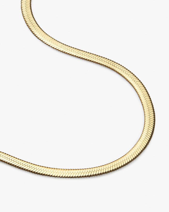 Herringbone Chain Necklace - Ina