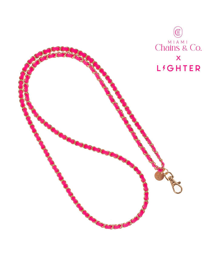 Hollywood Hot Pink Crossbody Phone Chain
