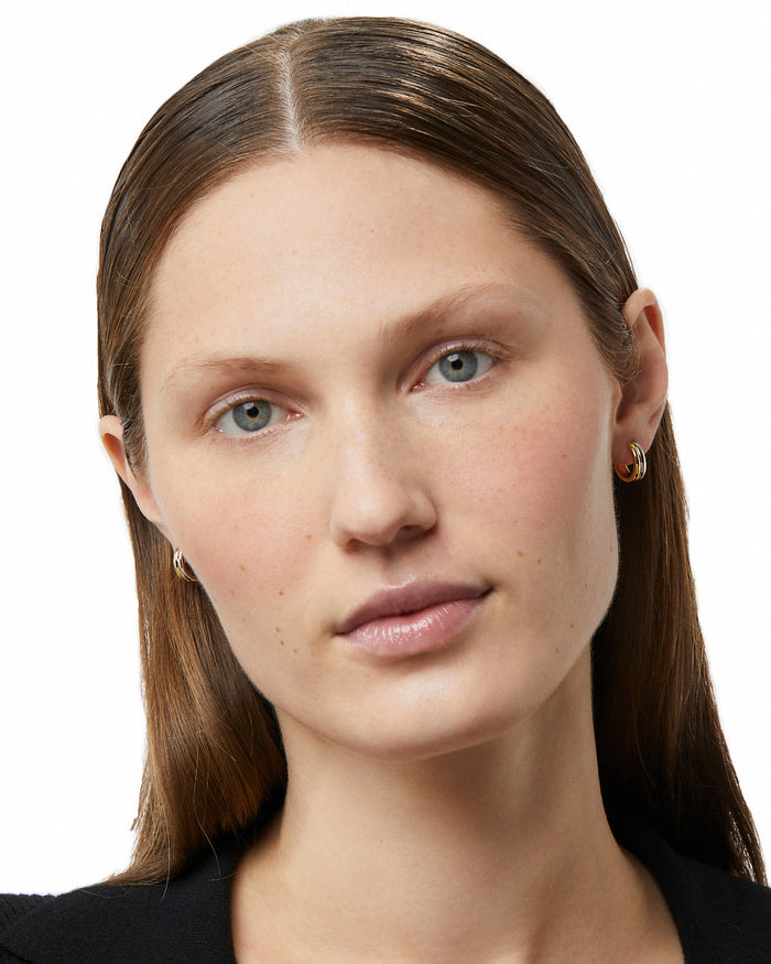 Huggie Hoop Earrings - Asher