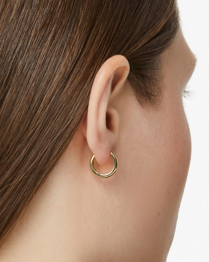 Huggie Hoop Earrings - Asher