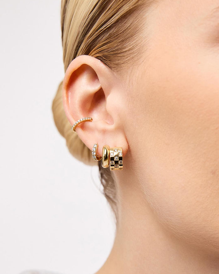 Huggie Hoop Earrings - Suzanne