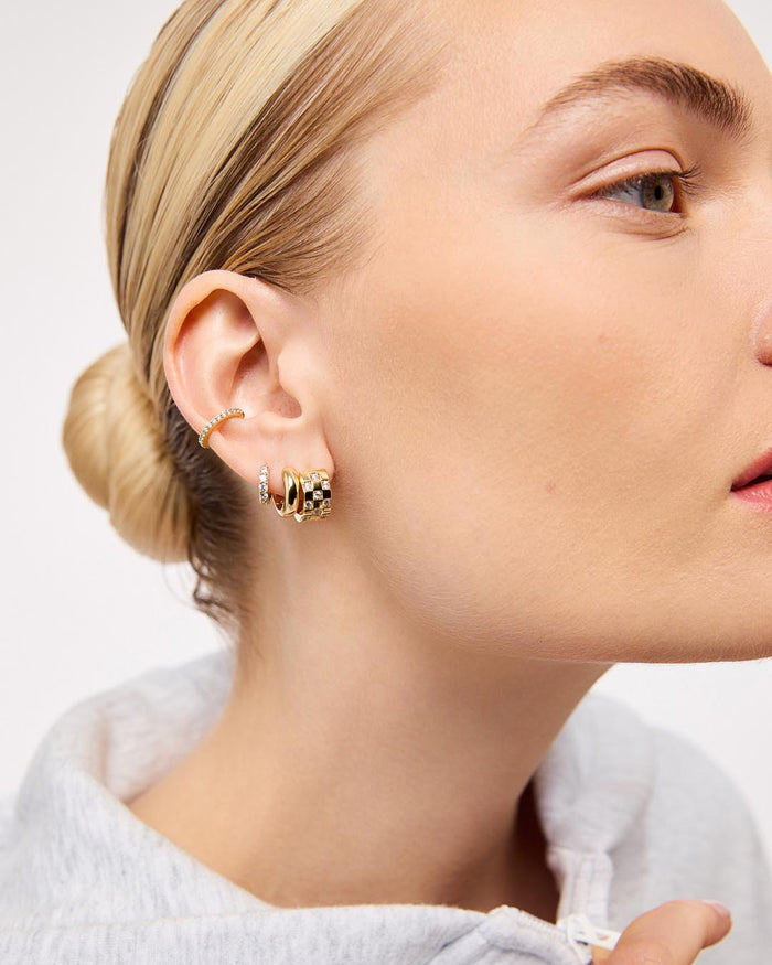 Huggie Hoop Earrings - Suzanne