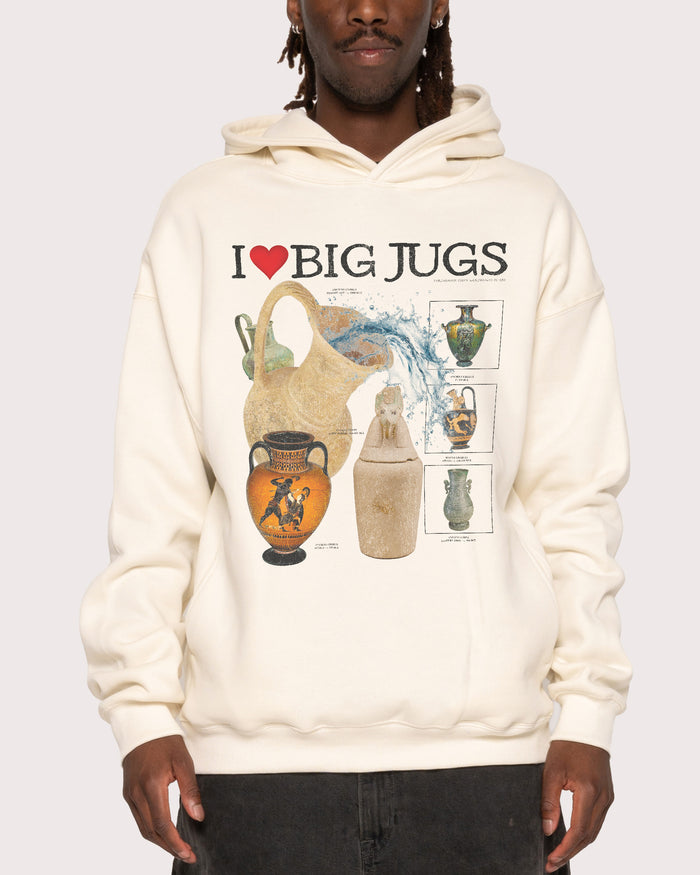 I Love Big Jugs Natural Sweatshirt