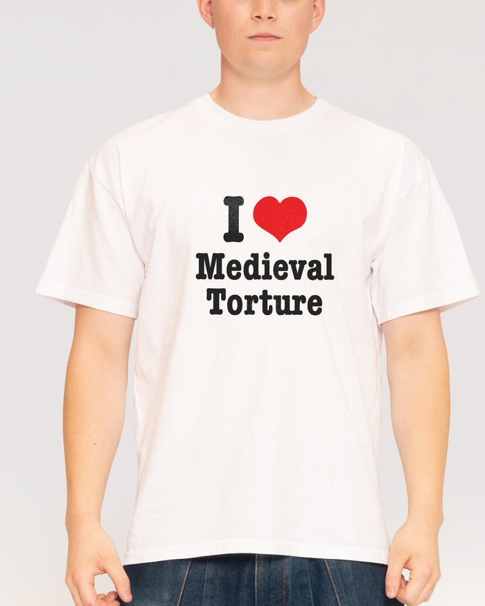 I Love Medieval Torture White T-Shirt