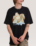 I Love Whores Black T-Shirt