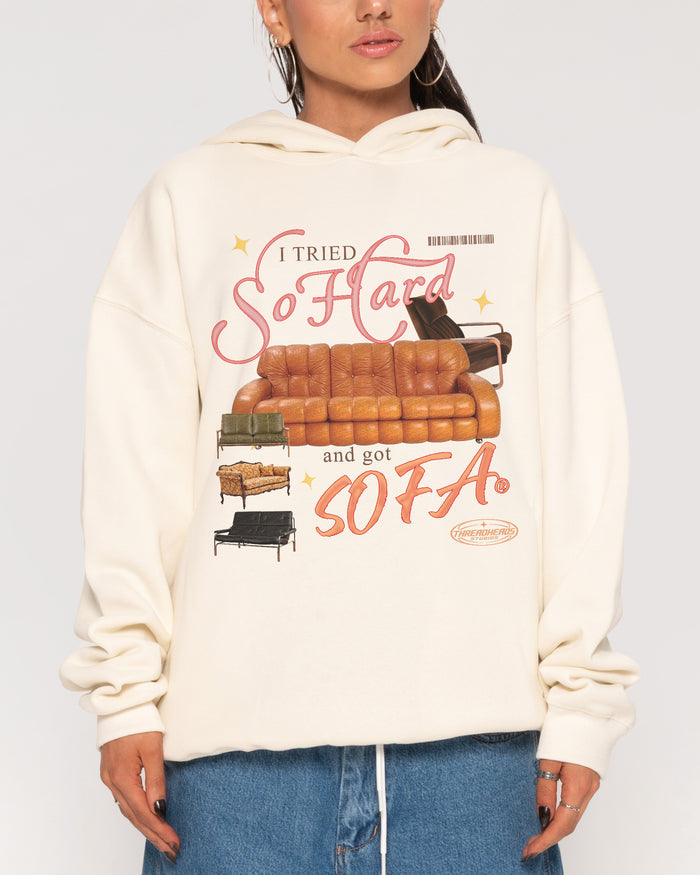 I Tried So Hard and Got Sofa Natural Hoodie