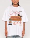 I Tried So Hard and Got Sofa White Oversized Tee