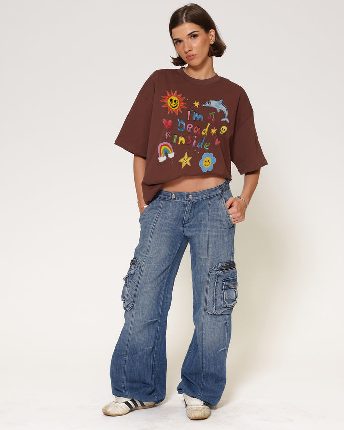 I’m Dead Inside Oversized Tee – view 4