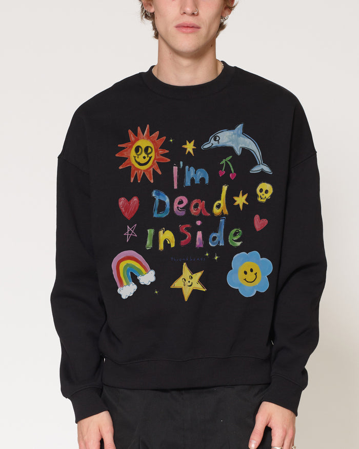 I’m Dead Inside Black Sweatshirt