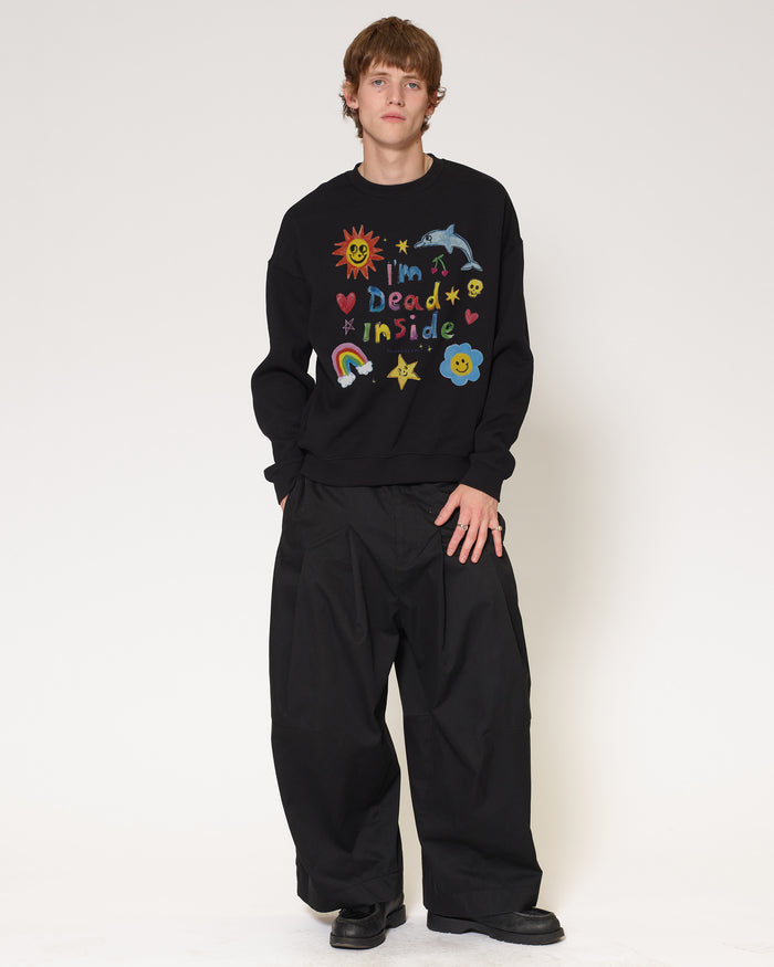 I’m Dead Inside Black Sweatshirt