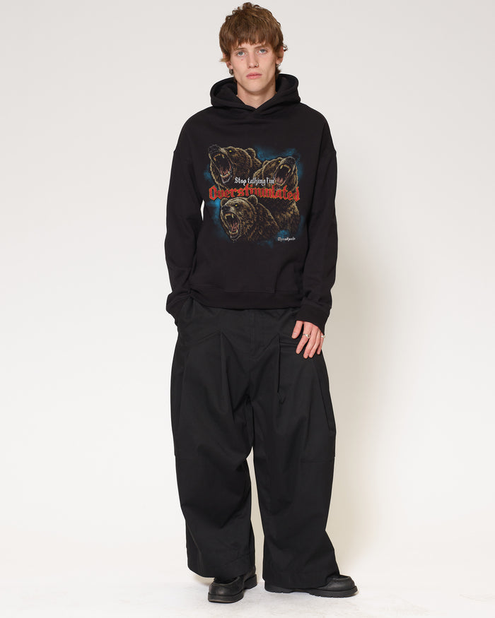 I’m Overstimulated Black Hoodie