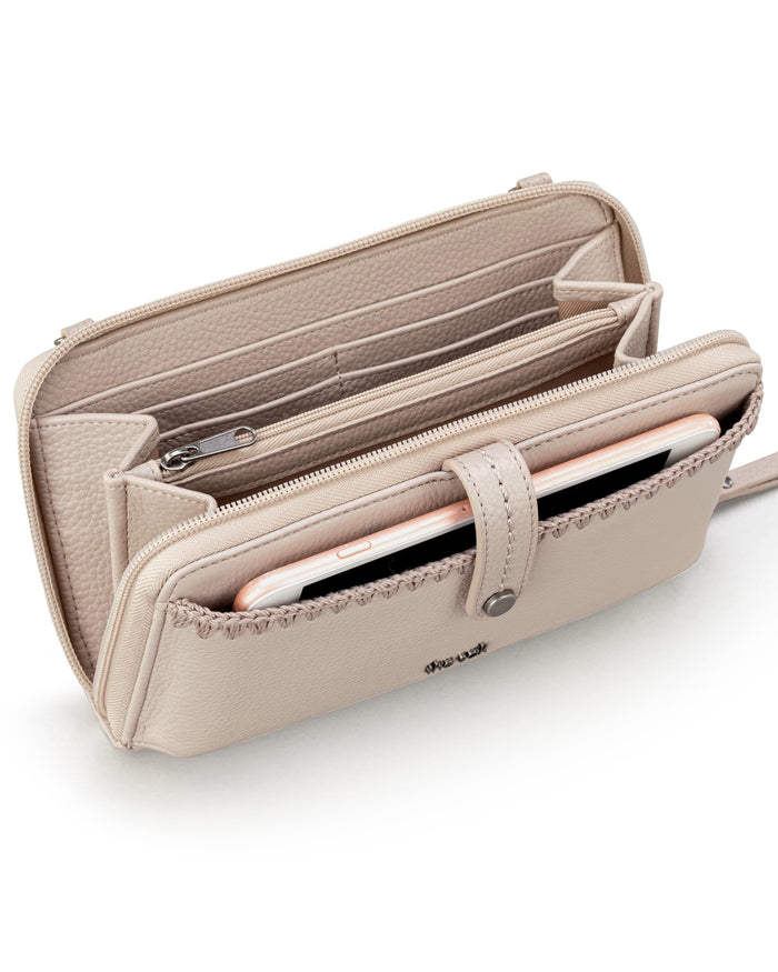 Iris Smartphone Wallet - Leather - Sand