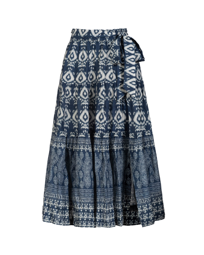 Jenni Skirt In Tivara Ikat