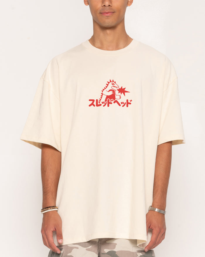 Kaiju Natural Oversized Tee