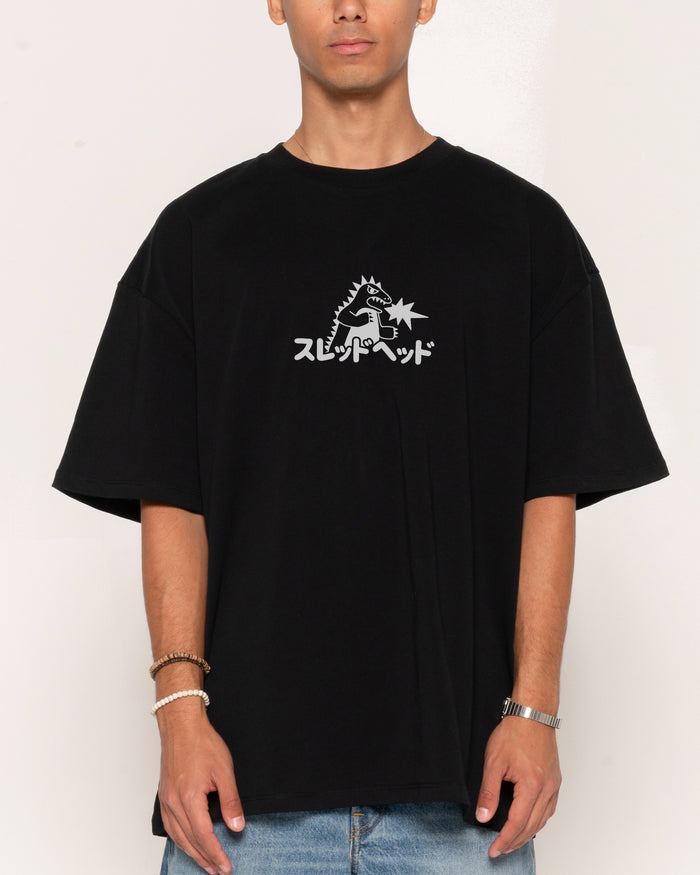 Kaiju Black Oversized Tee