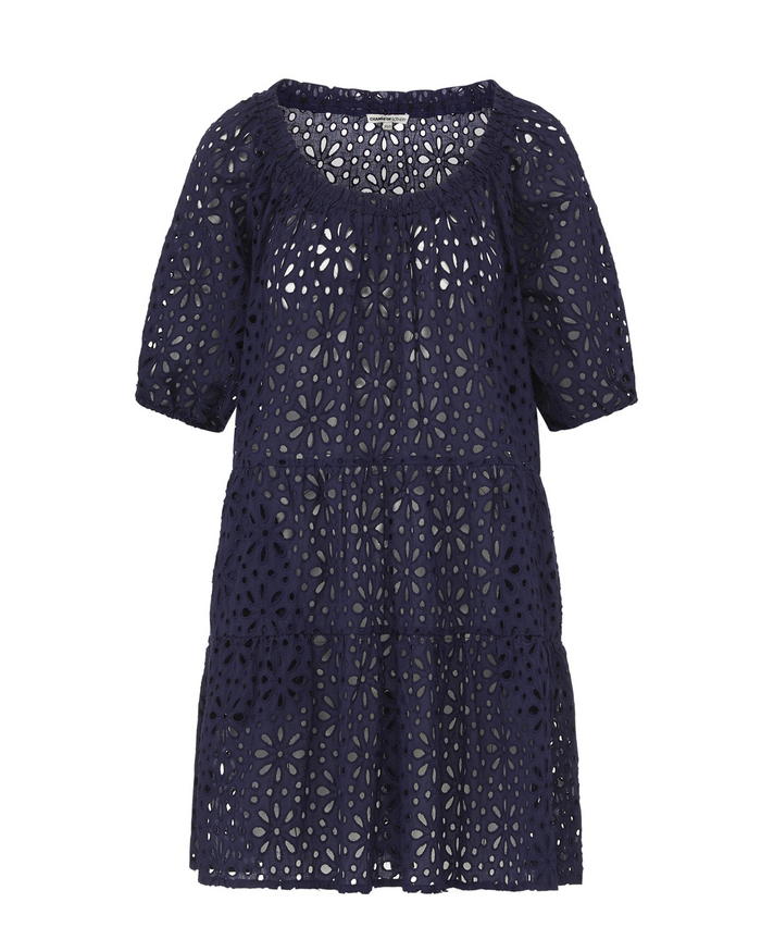 Kelly Dress Navy Seaside Eyelet