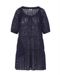 Kelly Dress Navy Seaside Eyelet