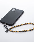 Khaki Metallica Phone Wristlet